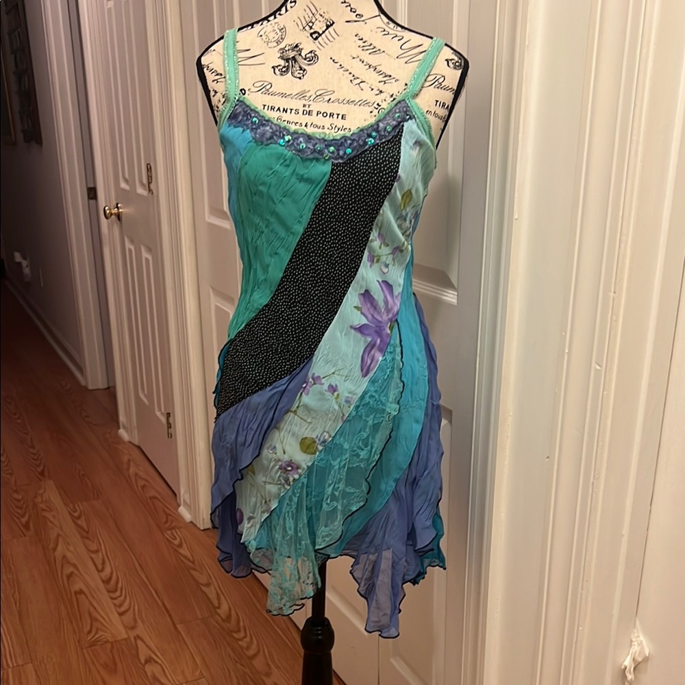 Multicolor Sleeveless Dress